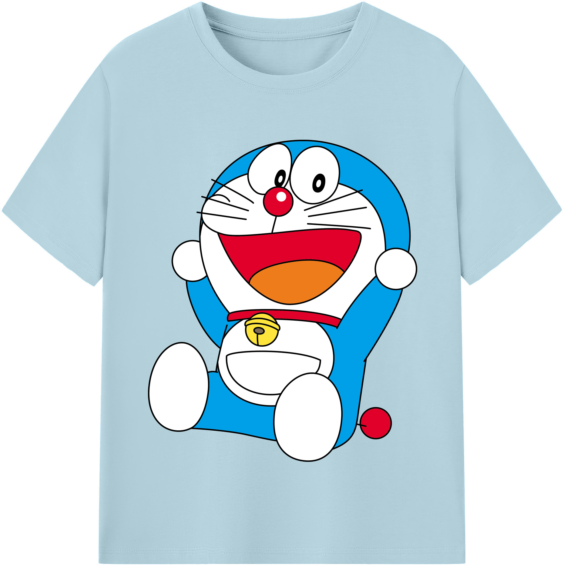 （画像用） ドラえもん Doraemon 綿100％半袖Tシャツ（フロントプリント）